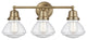 Innovations 623-3W-BB-G324 Olean 3 Light 23" Bath Vanity Light, Brushed Brass