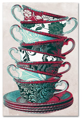 Color Bakery 'Afternoon Tea II' Canvas Art, 12"x19"