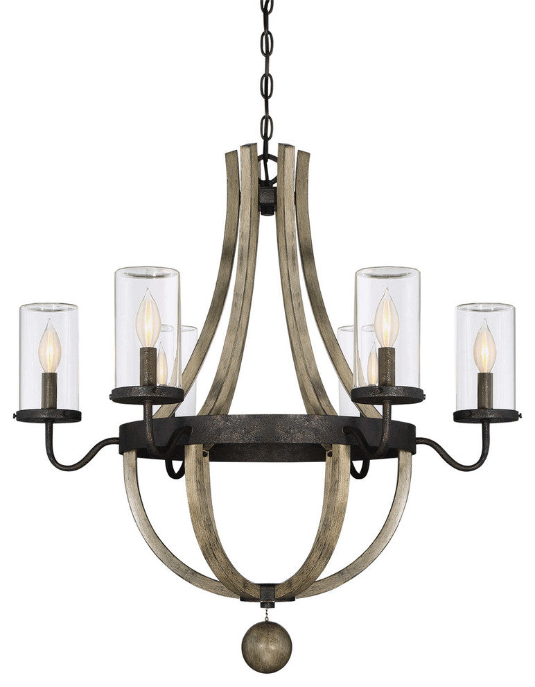 6-Light Outdoor Chandelier