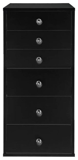 SlayStation 6-Drawer Makeup Vanity Storage Unit, Pro Black, Pair