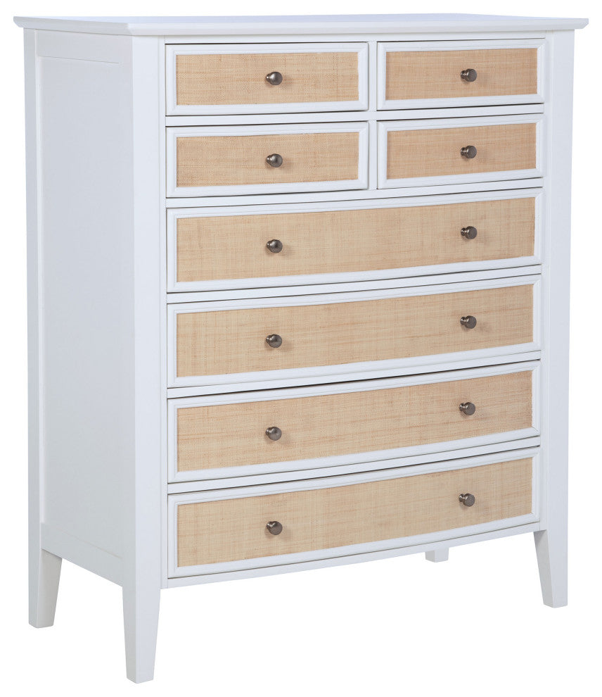 Bexhill 8-drawer Chest of Drawers White