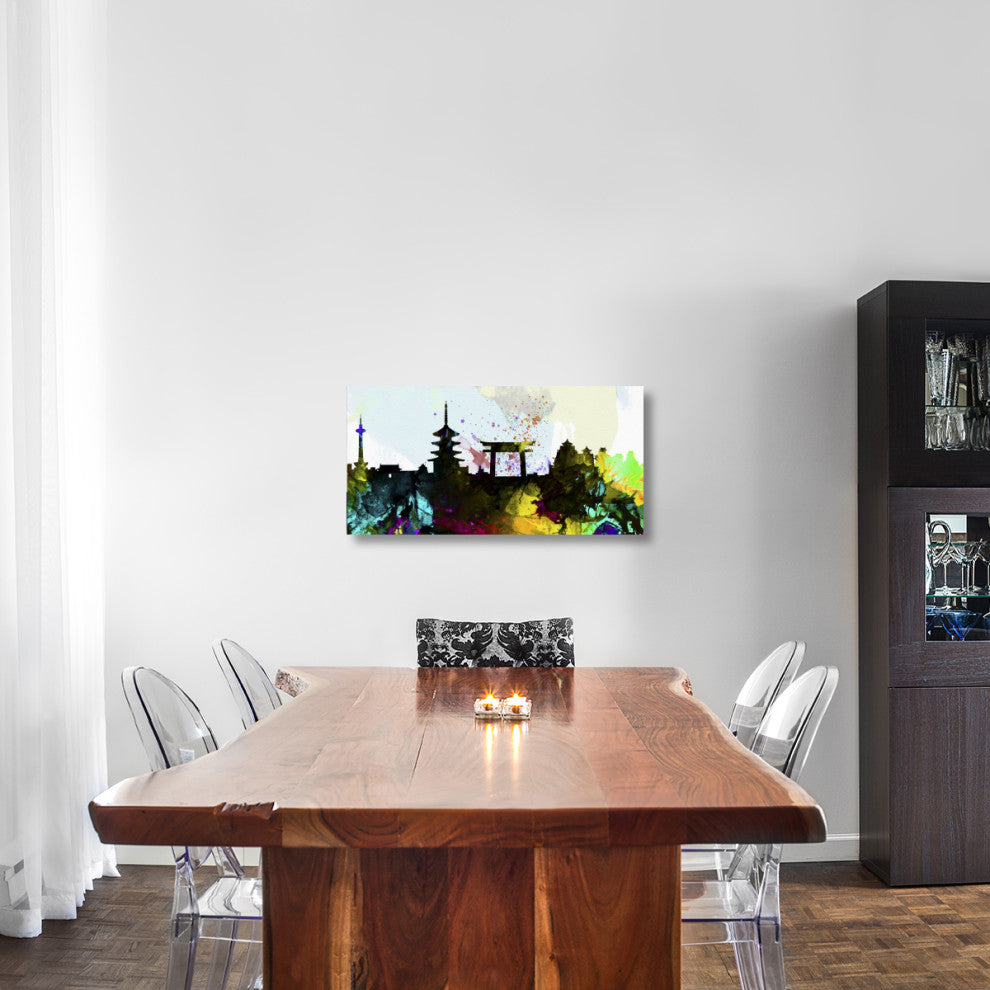 "Kyoto City Skyline" Fine Art Print