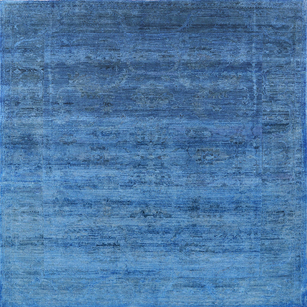Ahgly Company Indoor Square Mid-Century Modern Area Rugs, 4' Square