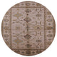 Ahgly Company Indoor Round Mid-Century Modern Area Rugs, 4' Round