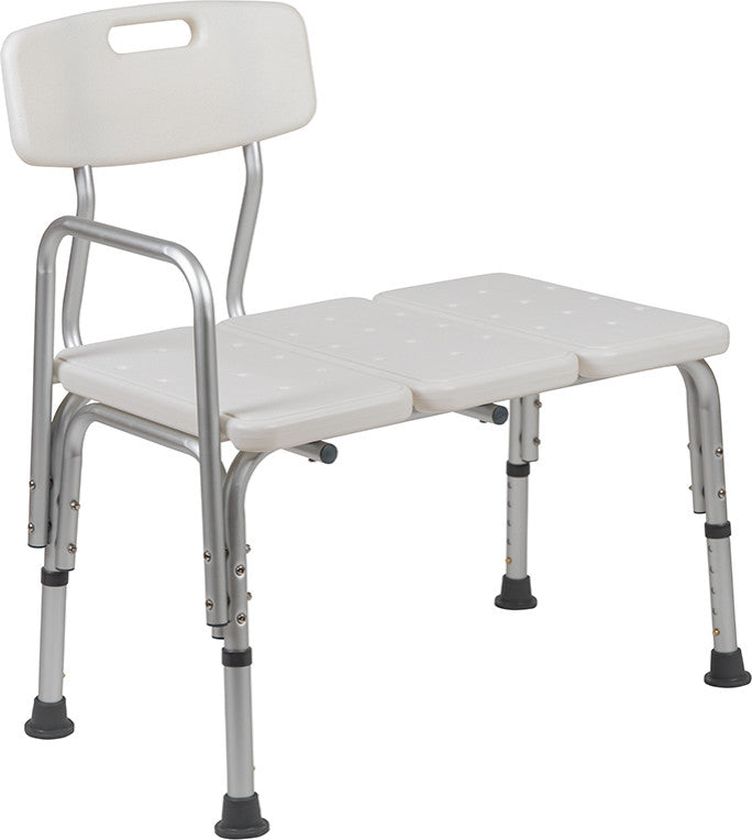 White Bath Transfer Bench
