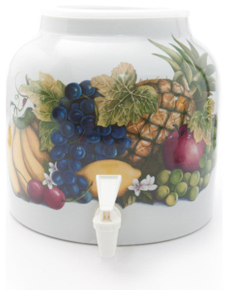 Goldwell Designs Banana and Fruits Design Water Dispenser Crock