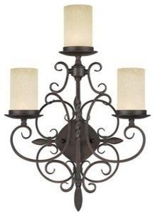 Livex Lighting 3 Light Imperial Bronze Wall Sconce - 5482-58