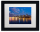 Pierre Leclerc 'Vancouver Twilight' Matted Framed Art, Black Frame, White, 14x11