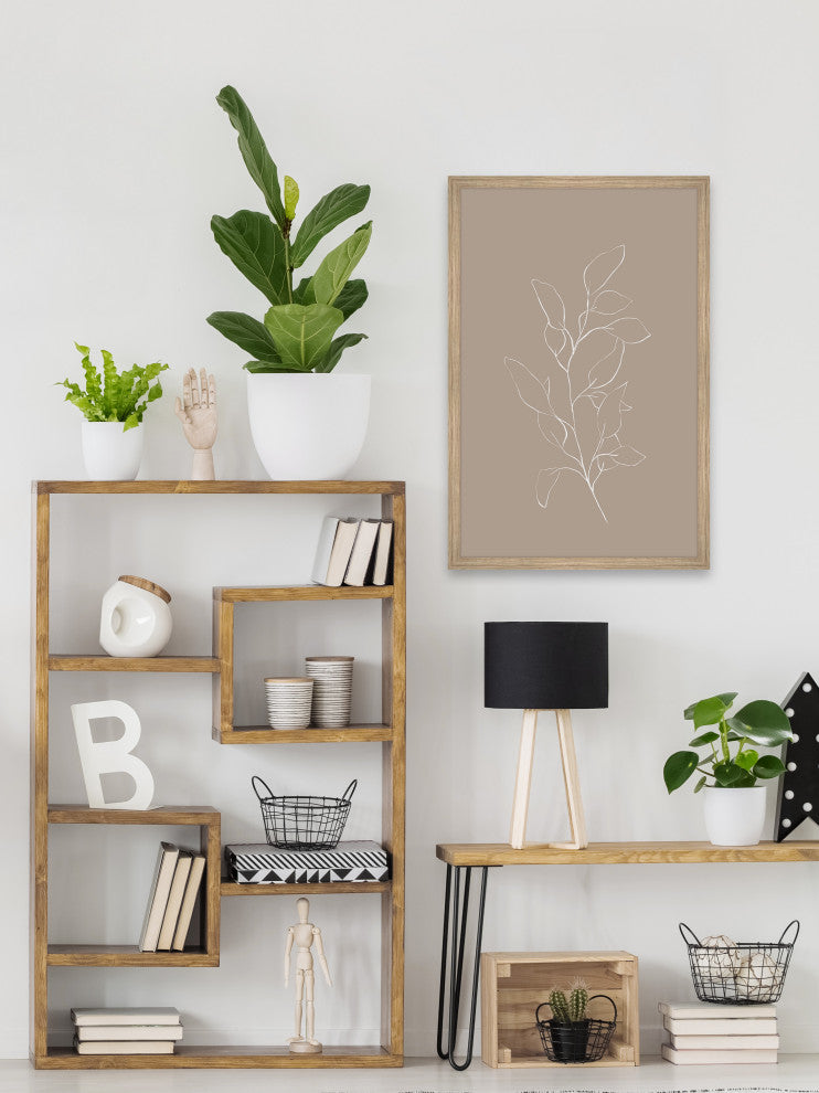 "Bare Leaves" Framed Painting Print, 20x30