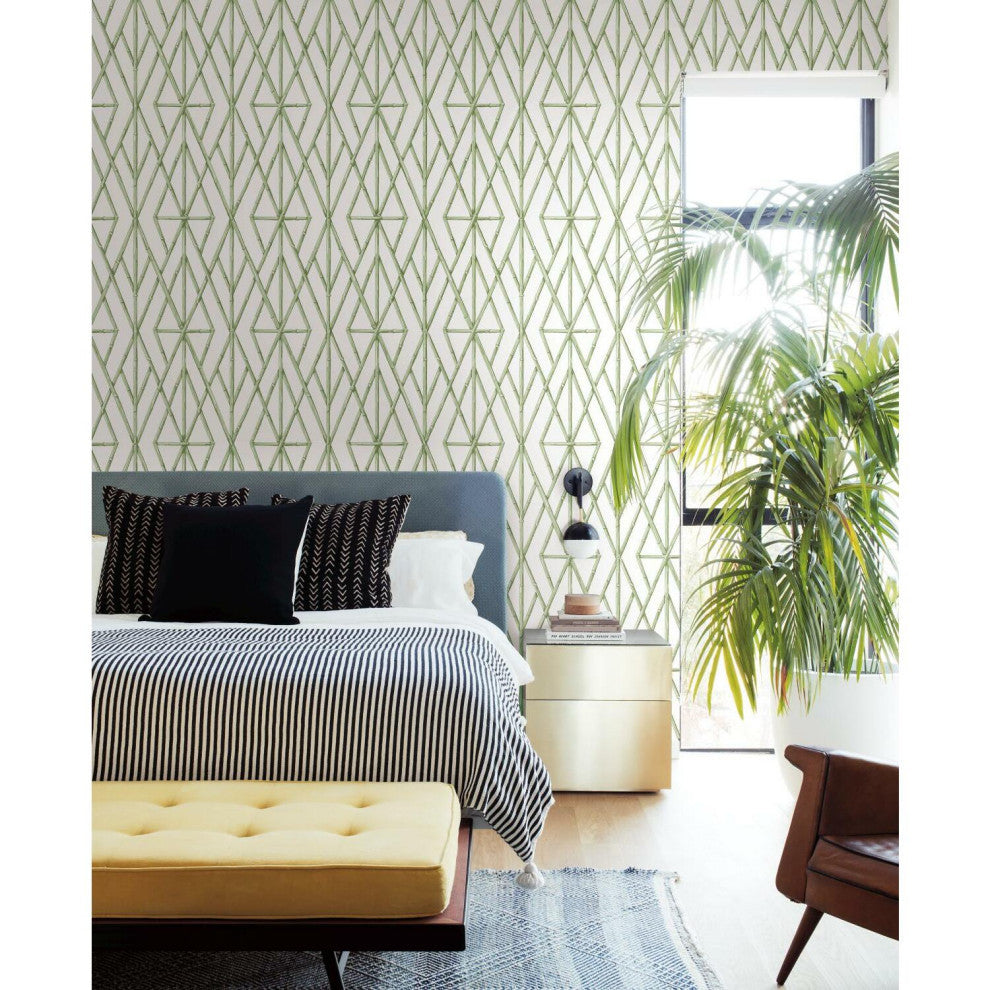 Riviera Bamboo Trellis Wallpaper