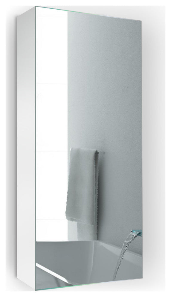 Krugg Medicine Cabinet, Blum Hinge Soft Close, 12"x30", Surface Mount