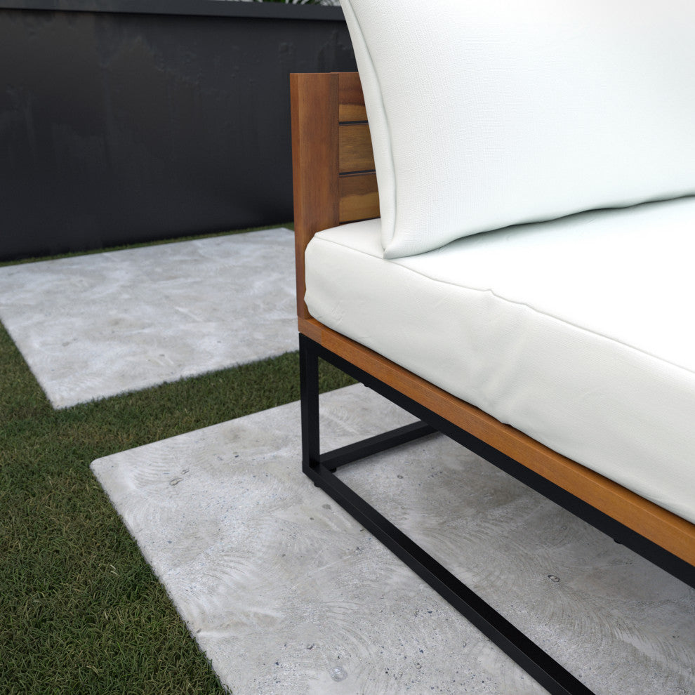 Amara Outdoor Coffee Table and Chair Set 2-Piece