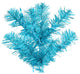 Vickerman Garland With Mini Lights, Sky Blue, Teal LED Lights, 9'x12"