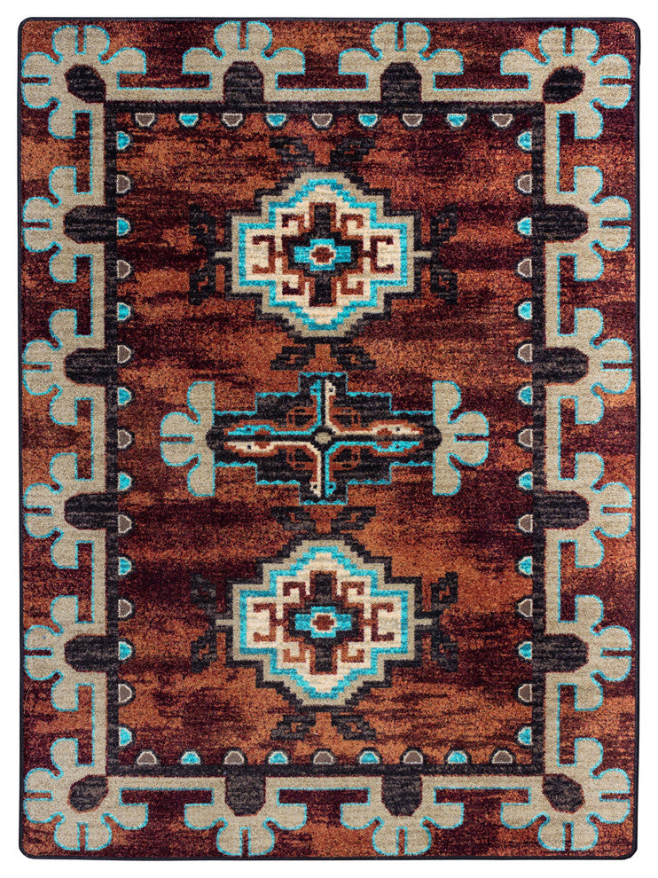 Bad Lands, Rust, 5'x8'