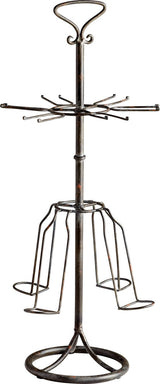 Cyan Design Winston Wine Rack, Raw Steel