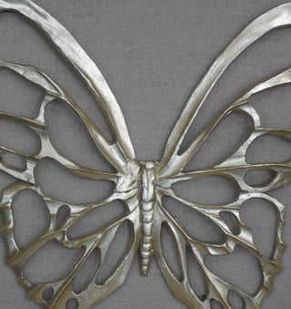 Wood Carving Butterfly Trio Shadow Box Wall DÃ©cor