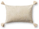 Loloi P0621 Ivory 13" x 21" Cover Only Pillow