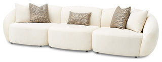 Le Montreaux 5-Piece Modular Chenille Sectional, Gardenia