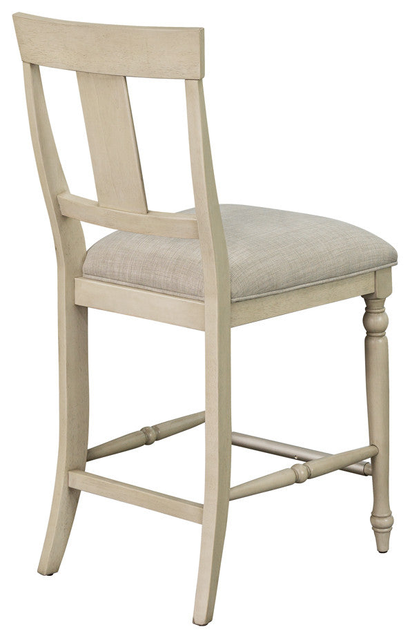 Martha Stewart Fiona Farmhouse Oak Veneer, Counter Stool