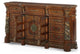 Aico Amini Villa Valencia Dresser in Classic Chestnut