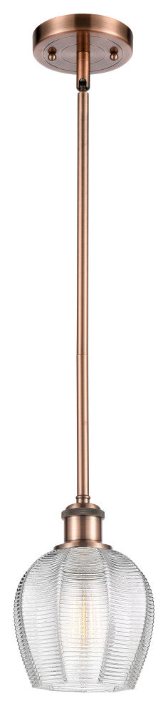 Innovations 516-1S-AC-G462-6-LED 1-Light Mini Pendant, Antique Copper