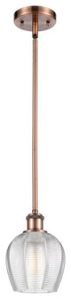 Innovations 516-1S-AC-G462-6-LED 1-Light Mini Pendant, Antique Copper
