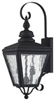 Cambridge Outdoor Wall Lantern, Black