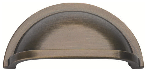 Belwith Hickory 3 " Williamsburg Oil-Rubbed Bronze Cup Cabinet Pull P3055-10B, S