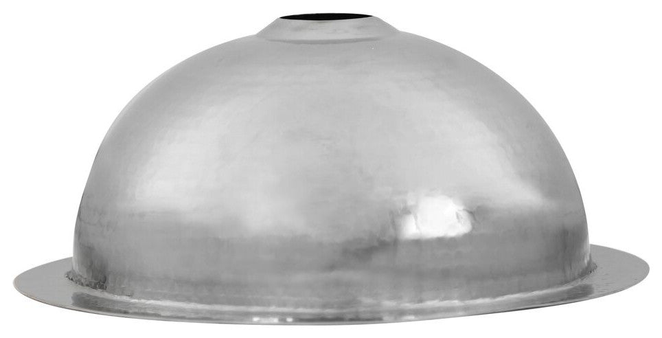 Nantucket Sinks ROS 13 Inch Hand Hammered Stainless Steel Round Bar Sink