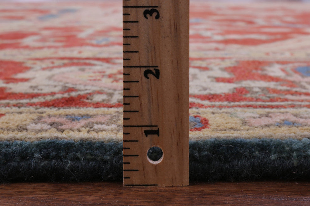 8' 1" X 10' 2" Heriz Serapi Handmade Wool Rug - Q15993