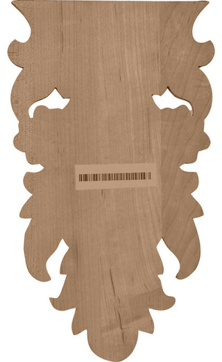 5 1/8"W x 9"H x 1"D, Medium Dover Drop, Cherry