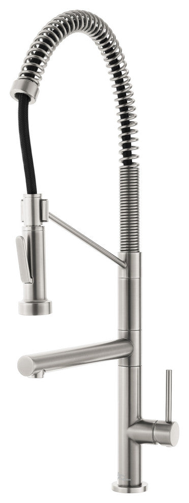Nouvet Single Handle, Pull-Down Kitchen Faucet With Pot Filler, Brushed Nickel