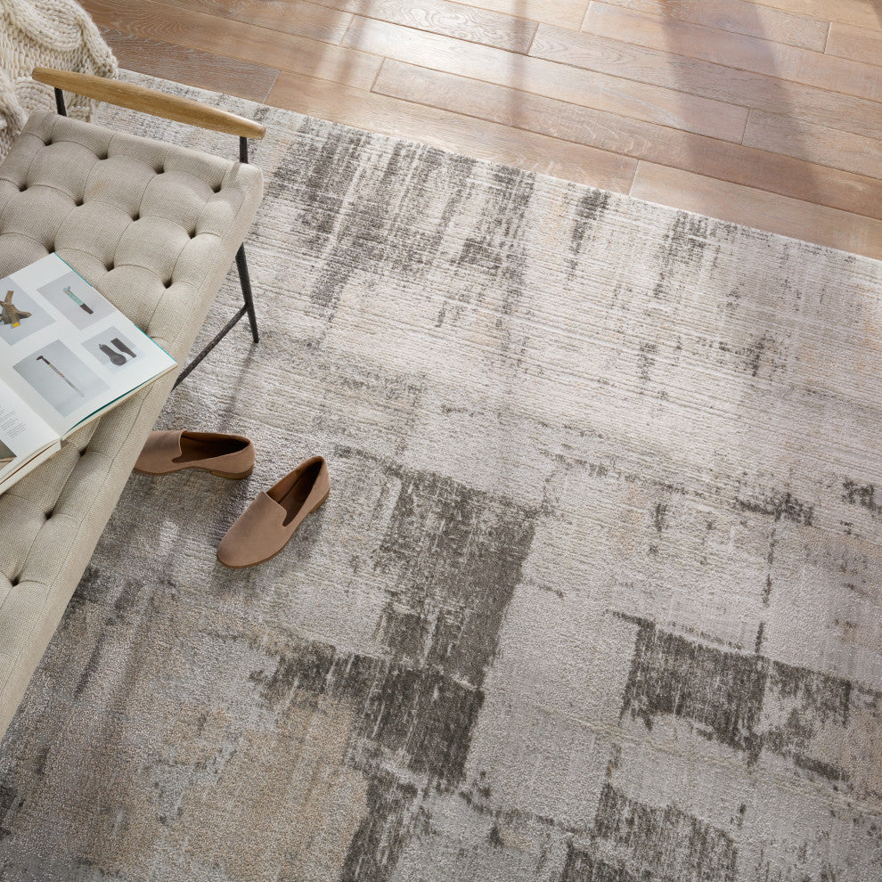 Jaipur Living Proto Abstract Cream/ Taupe Area Rug 8'X10'