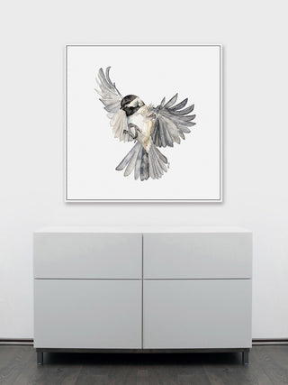 "Freedom" Floater Framed Painting Print on Canvas, 48"x48"