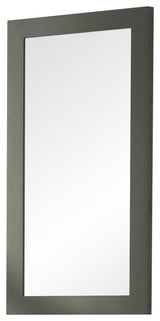 16" Pewter Green Mirror