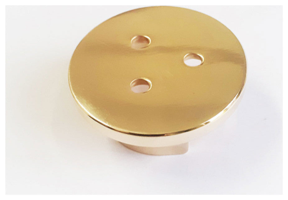 Heavy Duty Open Flange With Invisible Screws - 2 Flanges, Polished Brass Lacquer