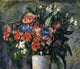 Paul Cezanne Pot of Flowers, 20"x25" Wall Decal Print