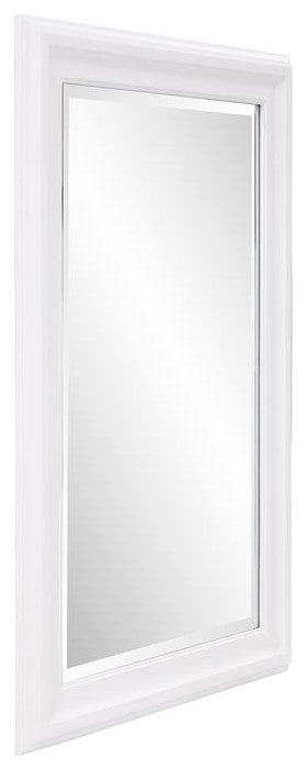 Howard Elliott George Matte White Mirror