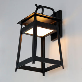 Maxim Pagoda Large LED Outdoor Sconce 30746BK, Black