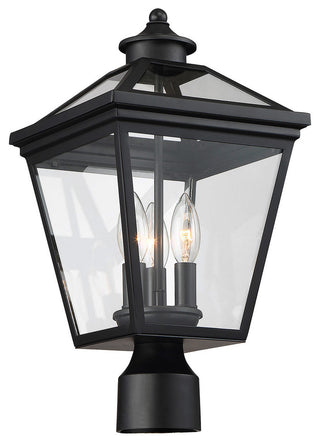 Ellijay Outdoor Post Lantern, Black