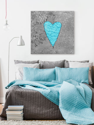 "Heart Found" Painting Print on Wrapped Canvas
