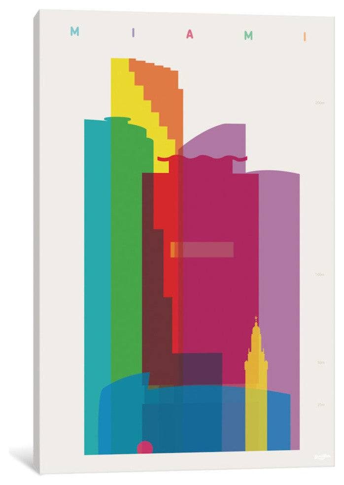 "Miami" by Yoni Alter, 40x26x1.5