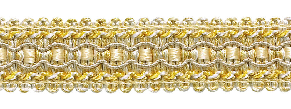 Gimp Braid Trim, Style# 0125IG, Color# 4874 - Sunray Gold [5 Yards]