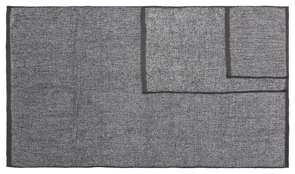 Everplush Diamond Jacquard Bath Towel Set 6 Piece, Gray