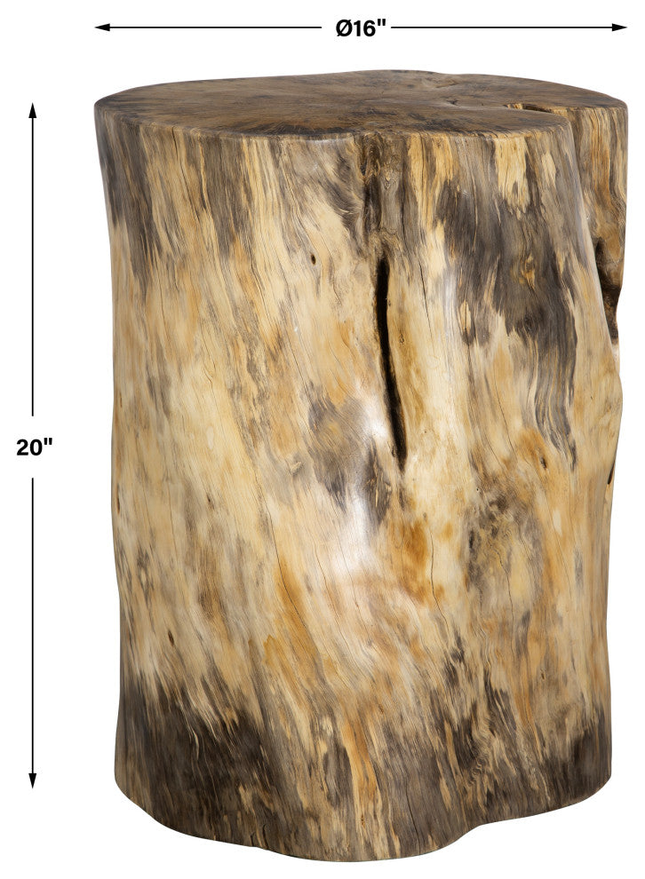 Uttermost Habitat Natural Accent Stool