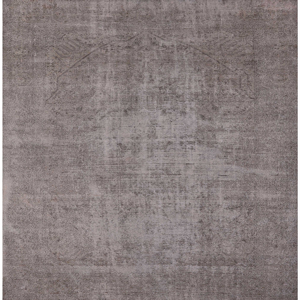 Ahgly Company Indoor Square Mid-Century Modern Area Rugs, 5' Square