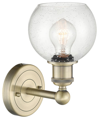 Edison Athens 1-Light 6" Sconce, Antique Brass, Seedy