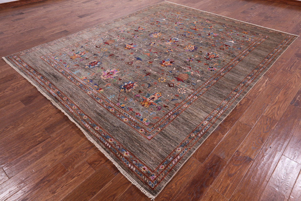 Persian Tabriz Handmade Wool Rug 8' 2" X 10' 0" Q7537