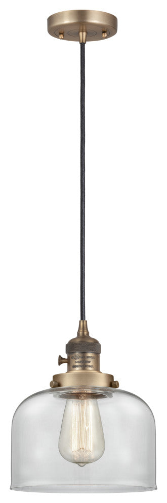 INNOVATIONS 201CSW-BB-G72-LED 1-Light Mini Pendant Brushed Brass