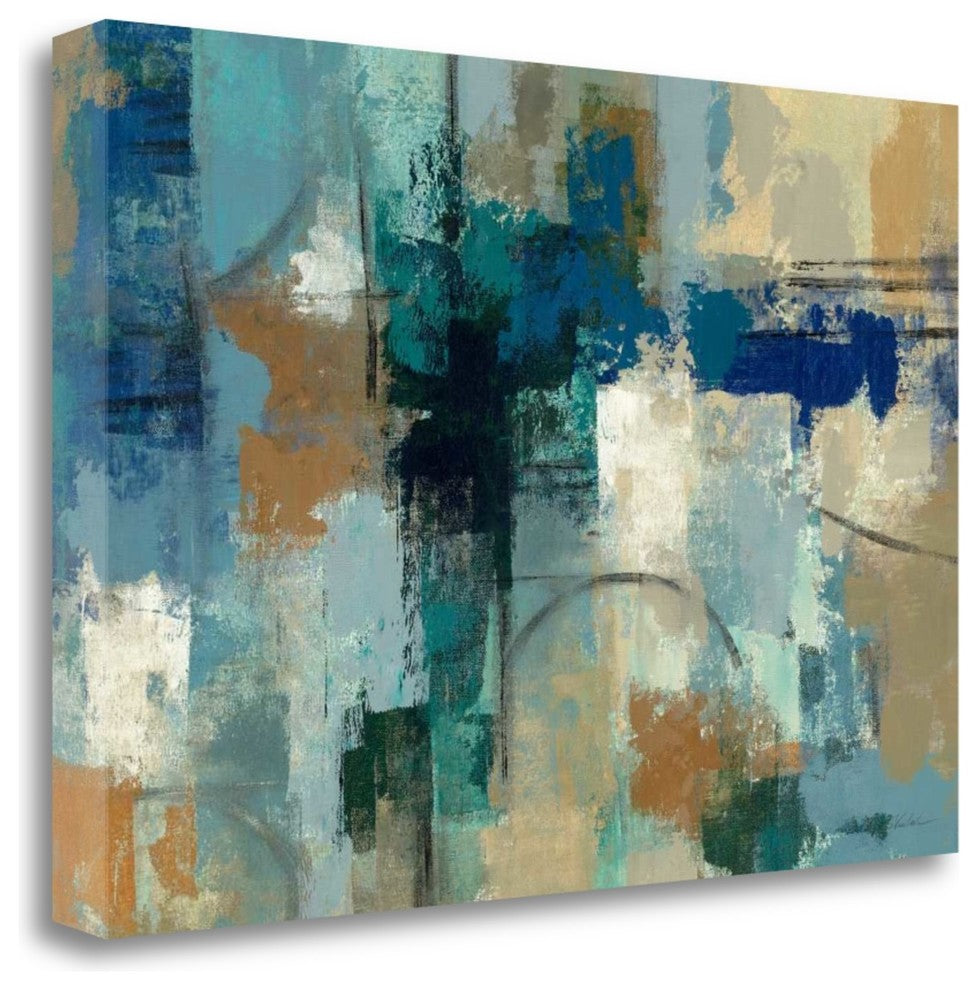 "Jasper Lagoon" By Silvia Vassileva, Giclee Print on Gallery Wrap Canvas